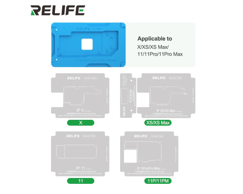 Тримач BGA трафаретів RELIFE RL-601T (iP X- iP17 Pro Max) PLS-00-00158326