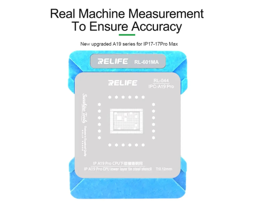 Тримач BGA трафаретів RELIFE RL-601MA (CPU A11-A19 Pro) PLS-00-00158325