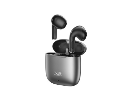 Навушники бездротові XO X28 Zinc Alloy Bluetooth Earphones Чорні матові деф.пак mag-2000001579770143062