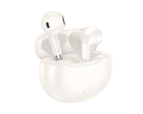 Навушники бездротові HOCO EW61 June true wireless BT5.3/7hours Milky White mag-6942007617581137219