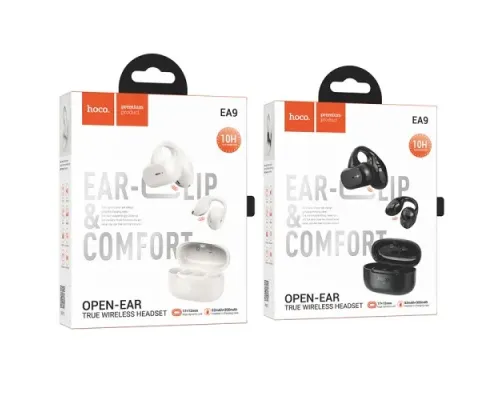 Навушники бездротові HOCO EA9 Clear sound clip-on true wireless BT headset Black mag-6942007629188153029