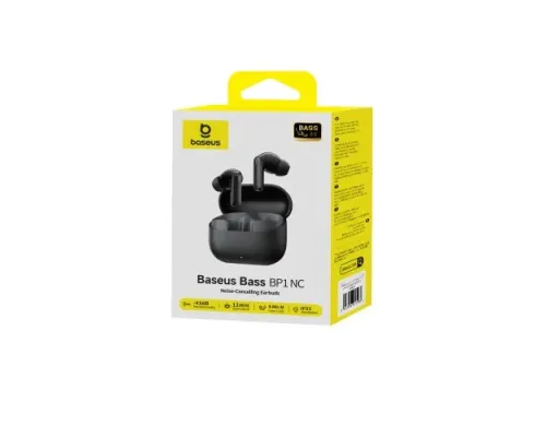 Навушники Baseus Bass BP1 NC In-Ear True Wireless Earbuds Black A0010704 mag-6953156212992154221