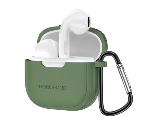 Навушники бездротові BOROFONE BW29 Charm true wireless BT headset TWS темно-зелені mag-6974443389807137656