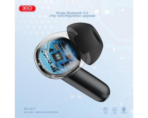 Навушники бездротові XO G17 Avatar Dual Mic Bluetooth Headphones Чорні mag-6920680845545142577