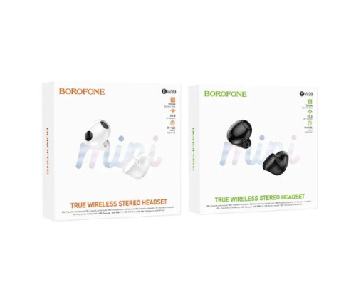 Навушники бездротові BOROFONE BW39 Enjoy true wireless BT headset TWS чорні mag-694199110201129795