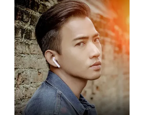 Навушники бездротові BOROFONE BE30 Plus TWS білі mag-6941991114625144898