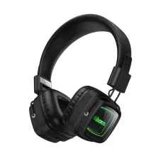 Навушники бездротові HOCO W72 Earl abyss mirror BT headphones black mag-6942007680585154160