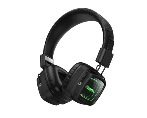 Навушники бездротові HOCO W72 Earl abyss mirror BT headphones black mag-6942007680585154160