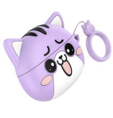 Навушники бездротові HOCO EW48 True wireless stereo headset Purple Cat mag-6942007610018135195