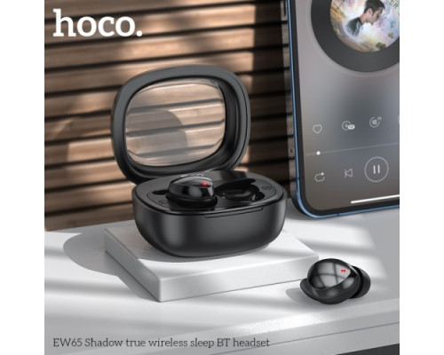 Навушники бездротові HOCO EW65 Shadow true wireless sleep BT headset Black mag-6942007623575137339