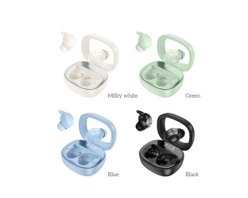 Навушники бездротові HOCO EW65 Shadow true wireless sleep BT headset Black mag-6942007623575137339