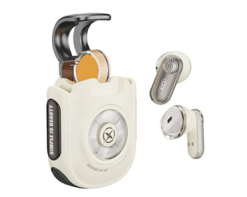 Навушники бездротові XO G39 Metal Remote Control TWS Headset Білі mag-6975837583306140461