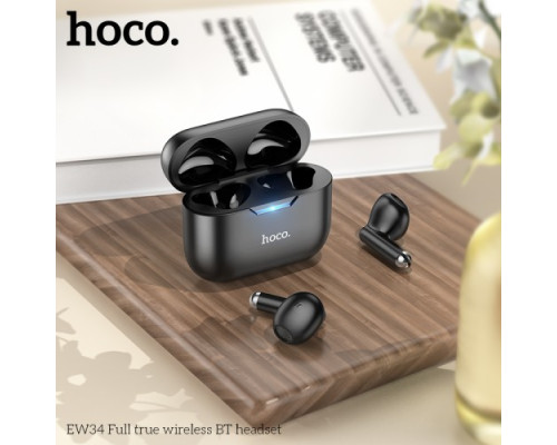 Навушники бездротові HOCO EW34 Full true wireless BT headset Black mag-6931474791023143100