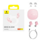 Навушники Baseus Bowie WM01 True Wireless Earphones Pink NGTW370004 mag-693217262840654393
