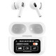 Навушники AirPods A9 Pro Touch Screen ANC/ENC White mag-2000001532034137471