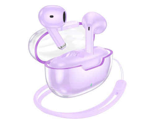 Навушники бездротові BOROFONE BW46 Ice flake true wireless BT headset TWS фіолетові mag-694199111039929798