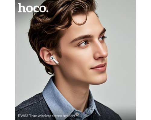 Навушники бездротові HOCO EW83 True wireless stereo headset White mag-6942007646536138676