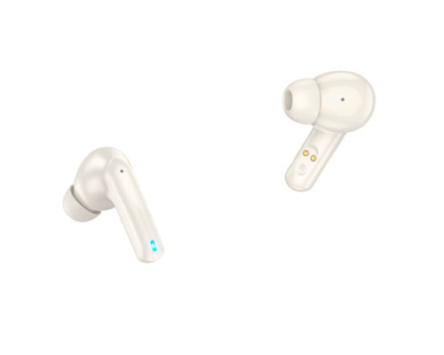Навушники бездротові HOCO EQ6 Shadow true wireless BT5.3/7hours Milky White mag-694200760472732782