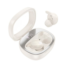 Навушники бездротові HOCO EW65 Shadow true wireless sleep BT headset White mag-6942007623582137340