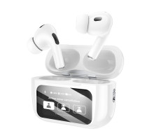 Навушники бездротові HOCO EW72 Soar true wireless ANC NoiseReduction/TouchScreen/5.4 White mag-6942007629829137255