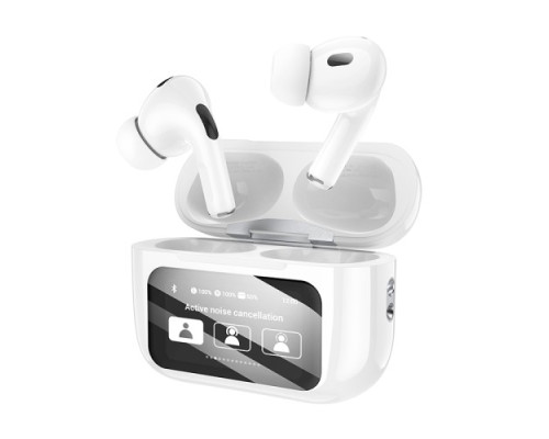 Навушники бездротові HOCO EW72 Soar true wireless ANC NoiseReduction/TouchScreen/5.4 White mag-6942007629829137255