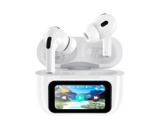 Навушники бездротові XO X36 Pro Smart Screen ANC Active Noise Cancellation Білі mag-6975837582019136243