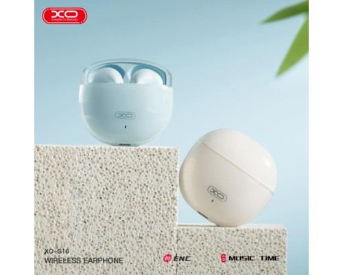 Навушники бездротові XO G16 Bluetooth headset Білі mag-692068084551418860
