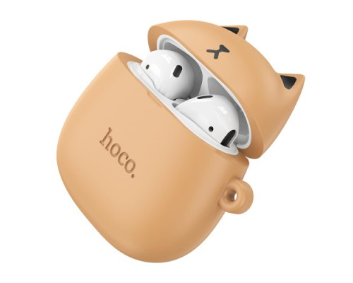 Навушники бездротові HOCO EW45 True ws stereo headset TWS Caramel Cat mag-6931474789242132469