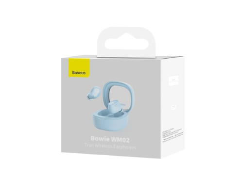 Навушники Baseus Bowie WM02 True Wireless Earphones Blue NGTW180003 mag-6932172609689142706