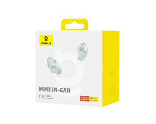 Навушники Baseus Bowie WM01 True Wireless Earphones Green NGTW370006 mag-693217262842054394