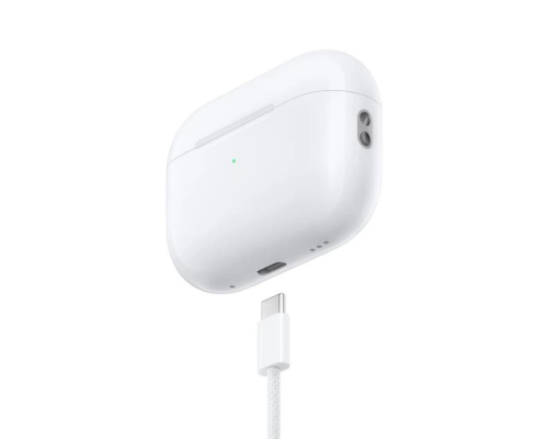 Навушники bluetooth Airpods Pro 2 Type-C (NO LOGO) white PLS-00-00173380