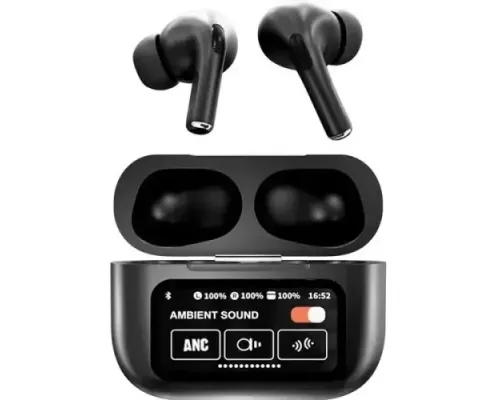Навушники AirPods A9 Pro TouchScreen ANC/ENC Black дефект пакування mag-2000001576625145120