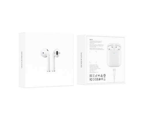 Навушники бездротові BOROFONE BW79 True wireless stereo headset білі mag-6941991114939138229