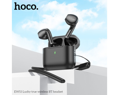 Навушники бездротові HOCO EW53 Lucky true wireless BT headset Black mag-694200760053860514