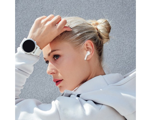 Навушники бездротові HOCO EW56 Plus Generoso true wireless ANC noise reduction BT headset Білі mag-6942007606707143102