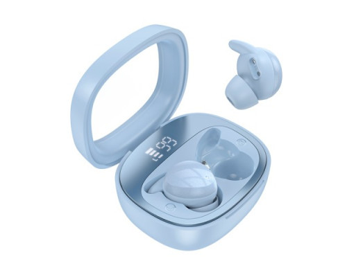 Навушники бездротові HOCO EW65 Shadow true wireless sleep BT headset Blue mag-6942007623599137341