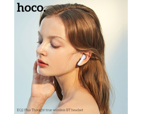 Навушники бездротові HOCO EQ2 Plus Thought true wireless BT5.4/7hours White mag-6942007623643138649