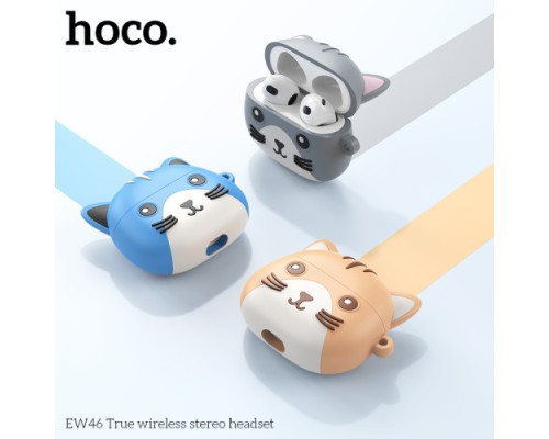 Навушники бездротові HOCO EW74 True wireless stereo headset BT5.4 White mag-6942007631761137276