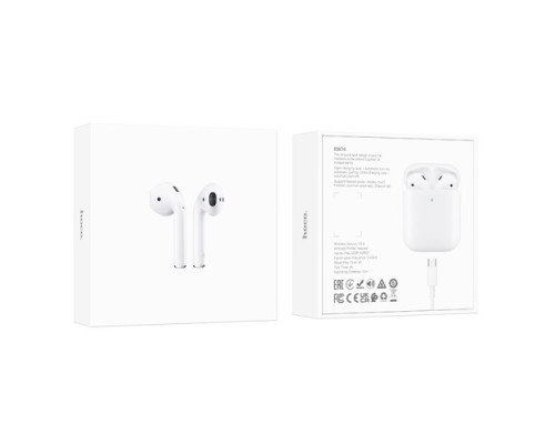 Навушники бездротові HOCO EW74 True wireless stereo headset BT5.4 White mag-6942007631761137276