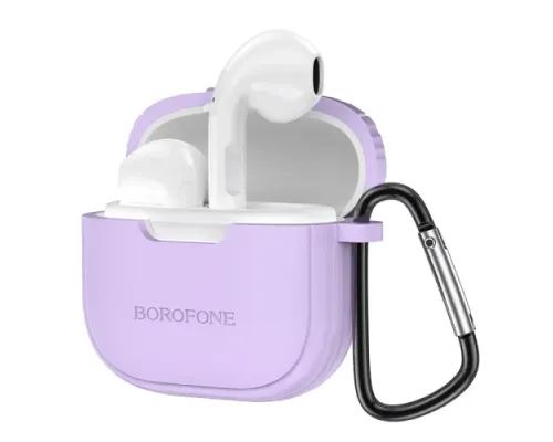 Навушники бездротові BOROFONE BW29 Charm true wireless BT headset TWS фіолетові mag-6974443389777144224