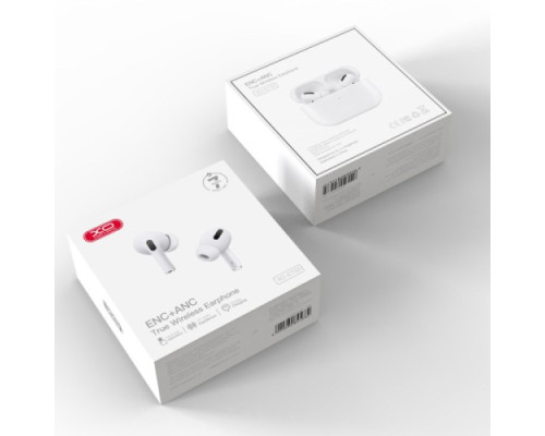 Навушники бездротові XO ET33 Third Generation ANC and ENC Wireless TWS Bluetooth Headphones білі mag-6920680846467137495