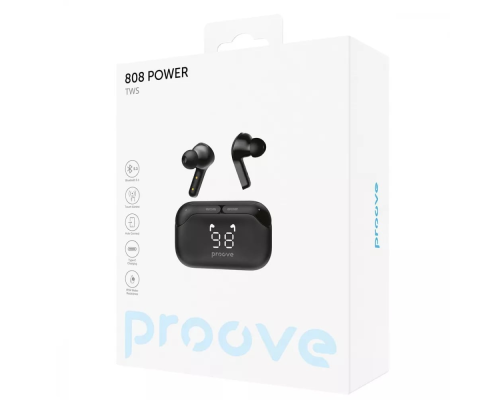 Навушники bluetooth Proove 808 Power TWS gray PLS-00-00116889