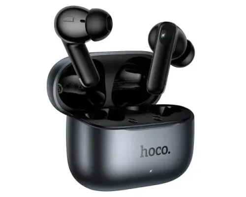 Навушники бездротові HOCO EQ27 Fun ANC+ENC smart AI translation headset (APP) metal gray mag-6942007660808153098