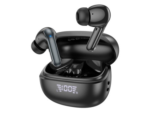 Навушники бездротові HOCO EQ5 Energy true wireless ANC+ENC noise reduction BT5.3/7hours Black mag-6942007602419132443