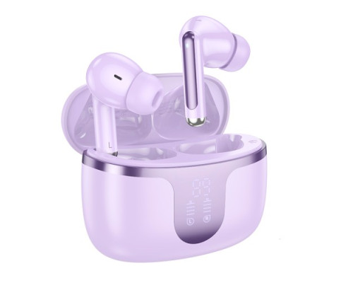 Навушники бездротові HOCO EQ10 Harmony true wireless BT5.3/7hours Purple mag-6942007618700143103