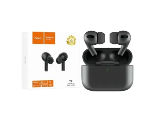 Навушники бездротові HOCO DES08 Air wireless headset TWS Black edition mag-6942007622226144473