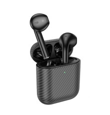 Навушники бездротові HOCO EW41 Plus True wireless stereo headset CARBON ver. BT5.3/6hours Black mag-6942007623292137232