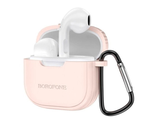Навушники бездротові BOROFONE BW29 Charm true wireless BT headset TWS рожеві mag-6974443389784140906