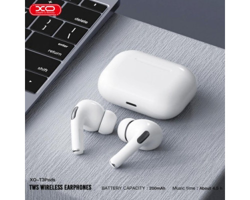 Навушники бездротові XO T3 Pods Bluetooth headset Білі mag-692068084302260114