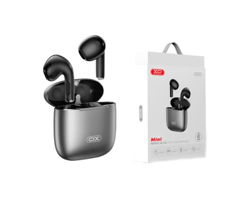 Навушники бездротові XO X28 Zinc Alloy Bluetooth Earphones Чорні матові mag-692068084876818863